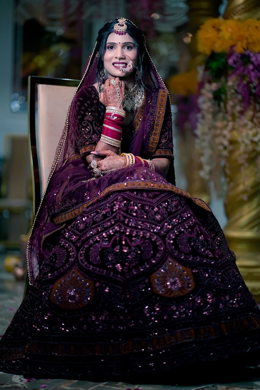 Clicked by Best Candid Photogapher in Kanpur-Bridal Portrait